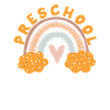 Preschool Teacher Rainbow Student Back