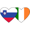 Slovenia Ireland Flag Heart