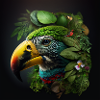 Parrot in nature