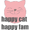 Chat heureux