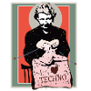 Techno Sewing Art Illustration