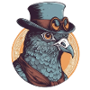 Well-dressed pigeon