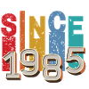 Since 1985 retro