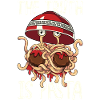 Monstre spaghetti volant FSM Pastafarian