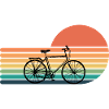Retro Fahrrad Radfahrer
