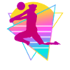 Beach Volleyball retro