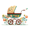 Flowery stroller 3