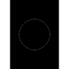 True black and circle