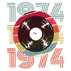 1974 Music Retro Gift