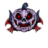 Vampire Pumpkin Glowing Skeleton Halloween