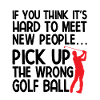 Golfplatz zum Golfen Golf