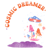 Cosmic Dreamer Hippie Mushroom