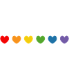 Regenbogenherzchen LGBT lgbtqi queer Diversity