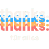 Thanks für alles