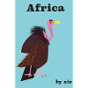 Africa By Air travel poster