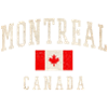 Montreal Canada Distressed Flag