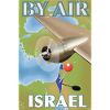 By Air Israel Travel poster