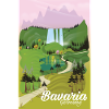Braveria Germany travel poster