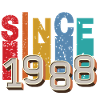 Since 1988 retro