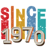 Since 1970 retro