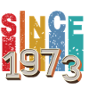 Since 1973 retro