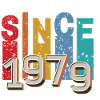 Since 1979 retro