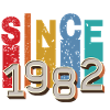Since 1982 retro