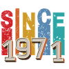 Since 1971 retro