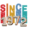 Since 1972 retro