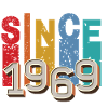 Since 1969 retro
