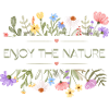 Enjoy the Nature Flowers Heart