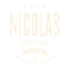 Team Nicolas Lifetime Member