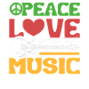 Peace Love Music Guitarist