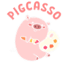 Cochon d’artiste d’artistes visuels