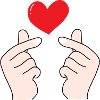Finger hearts 5