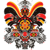 Traditional German motif
