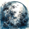 Aquarell Wald Illustration