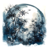 Aquarell Wald Illustration