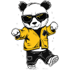 Panda dansant
