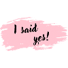 I said yes - Cloud pink