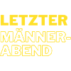 Letzter Männerabend gelb