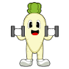 Radish bodybuilding dumbbell