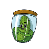 pickling cucumbers saying eating vegetables