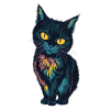 Little black cat
