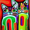 Cats abstract