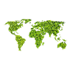 Green World Map