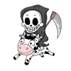 Grim Reaper Cow