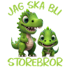 Jag ska bli storebror dinosaur dino dinosaurie