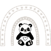 Rainbow Panda