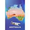 Australia travel map
